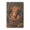 JUMBEAR Highland Cow Fitted Crib Sheet for Babies view 1