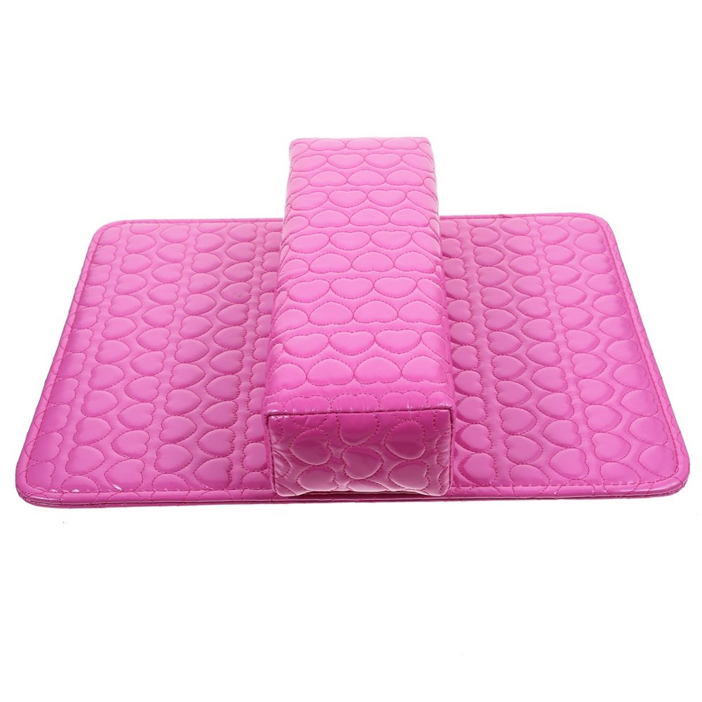 Nail Hand Cushions, 2-Piece Set, Sponge and PU Leather, for Manicures