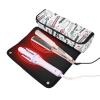 Hair Tools Travel Bag with Heat-Resistant Mat, 2-in-1 Organizer for Curling Irons and Flat Irons, 12-Piece Women's Travel Bag view 2