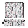 Hair Tools Travel Bag with Heat-Resistant Mat, 2-in-1 Organizer for Curling Irons and Flat Irons, 12-Piece Women's Travel Bag view 3
