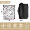 Hair Tools Travel Bag with Heat-Resistant Mat, 2-in-1 Organizer for Curling Irons and Flat Irons, 12-Piece Women's Travel Bag view 4