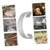 Yardwe 20 Pack Stainless Steel Cage Hooks view 4