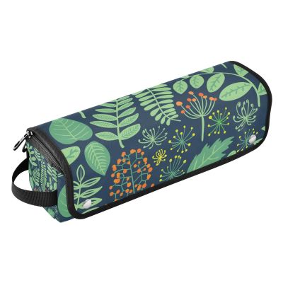 Hair Tool Travel Bag with Heat-Resistant Mat, Floral Pattern (32)