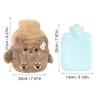 JAWSEU Plush-Cover Hot Water Bottle, 400 mL view 2