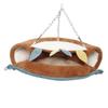 Warm Winter Hamster Hammock in Brown Plush for Small Pets view 1