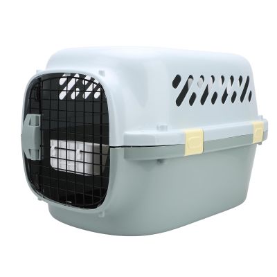 Fockety Pet Travel Carrier, Hard-Shell Cat and Small Dog Carrier with Lockable Door and 4-Sided Ventilation
