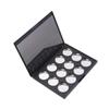 Empty Magnetic Eyeshadow Palette with 12 Compartments for DIY view 2