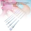 10-Piece Makeup Brush Set for Face, Eyeshadow, Blush, and Travel view 3