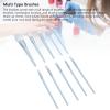10-Piece Makeup Brush Set for Face, Eyeshadow, Blush, and Travel view 4