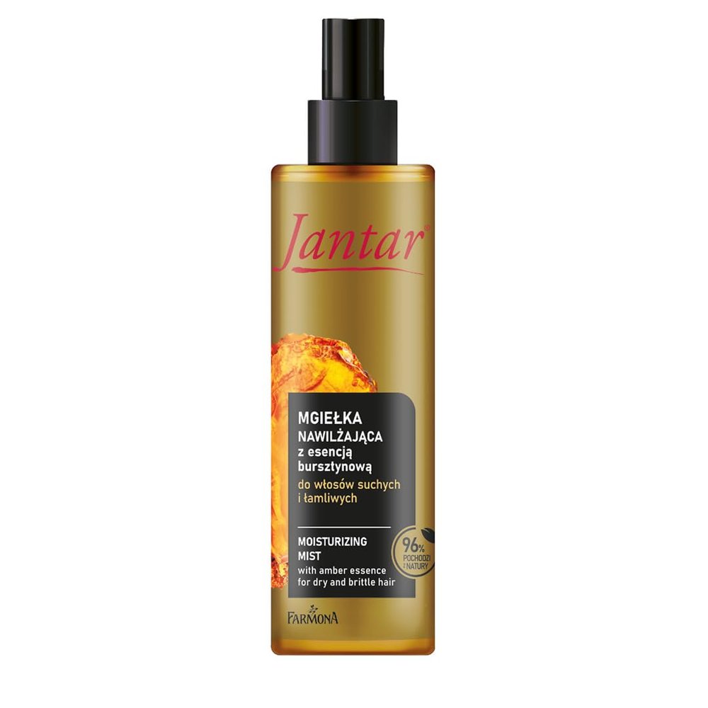 JANTAR Amber Moisturizing Mist for Dry, Brittle Hair, 200 ml
