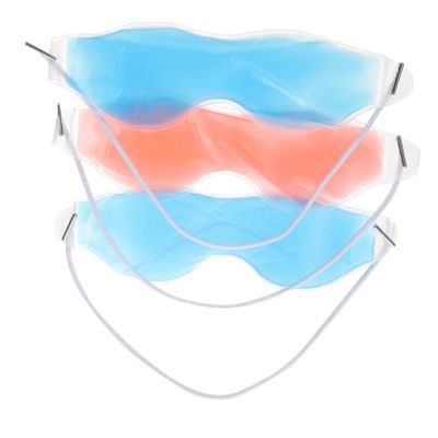 Cooling Eye Pads, 3-Pack, Reusable PVC Gel
