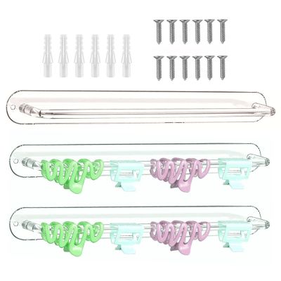 Wall-Mounted Hair Claw Clip Organizer