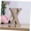 DIYEAH Pine Wood Alphabet Letter for Wall Decor, Nursery or Wedding Decorations view 3