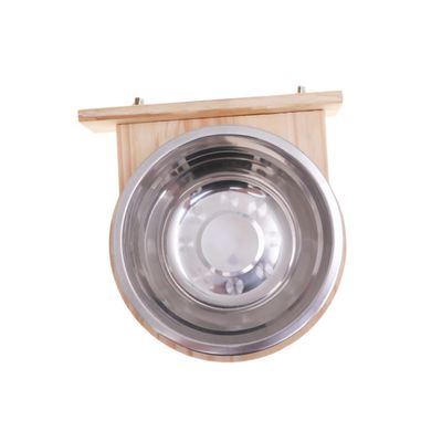 Sosoport Stainless Steel Parrot Feeder Box, 180 g, Educational Toy for Small Macaws and Parrots