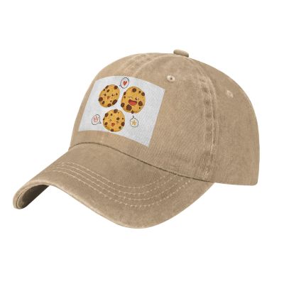 GSGCSBYMLG Baseball Cap with Three Chocolate Cookies