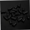 Supvox Black Rubber Cat Nail Caps, Size S view 3
