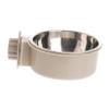 BESPORTBLE Hanging Stainless Steel and ABS Pet Bowl, Spill-Resistant, Space-Saving view 1