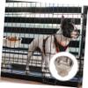 BESPORTBLE Hanging Stainless Steel and ABS Pet Bowl, Spill-Resistant, Space-Saving view 3
