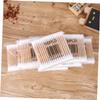 100 Wooden Cotton Swabs for Cleaning, Double-Sided view 2