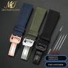 QTYQWC High-Density Nylon Cowhide Leather Watch Band for IWC Pilot Portugal, 20/21/22 mm view 4