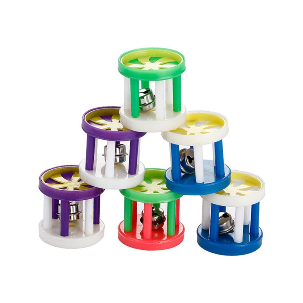 Cat Bell Ball Rolling Sound Toy, Attracts Cats, 10 Pieces