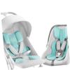 Vaguelly Breathable Polyester Universal Stroller Seat Liner, Blue view 2