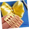 DIY Gold-Colored Metal Hair Combs, 50 Pieces, Five-Prong view 2