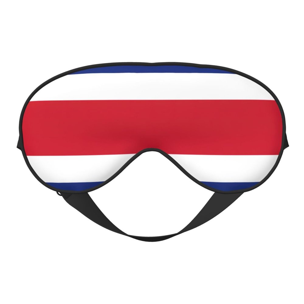 Costa Rica Flag Sleep Mask, Soft Eye Cover for Women and Men