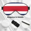 Costa Rica Flag Sleep Mask, Soft Eye Cover for Women and Men view 4
