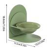 Adjustable Ceramic Pet Water Bowl with Anti-Tip Stand view 2