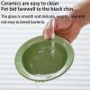Adjustable Ceramic Pet Water Bowl with Anti-Tip Stand view 4