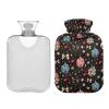 Bright Lights and Stars Hot Water Bottle with Soft Cover, 1 L view 1