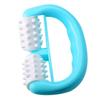 D-Shaped Body Massage Device with Plastic Handle, Blue view 1