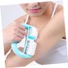 D-Shaped Body Massage Device with Plastic Handle, Blue view 2