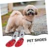 Kisangel 4-Pack Non-Slip Dog Socks view 3