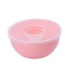 Baluue Pink 3-in-1 Plastic Mask Mixing Tool Set with Bowl, Stick, and Lid view 4