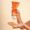 Fler Milky Scrub Body Scrub for Sensitive Skin, Gel-to-Milk with Niacinamide, Ginseng and Calendula, 200 ml view 2