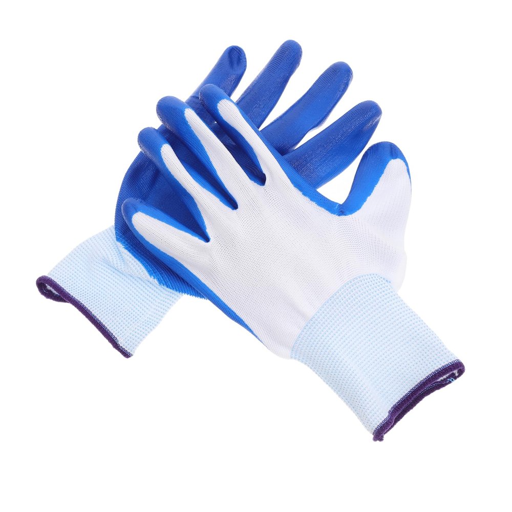 Supvox Animal Handling Gloves with Bite Protection, 1 Pair, Polyester, Blue