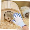 Supvox Animal Handling Gloves with Bite Protection, 1 Pair, Polyester, Blue view 4