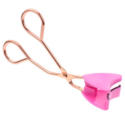 Baluue Pink Stainless Steel Magnetic Eyelash Curler for False Lashes