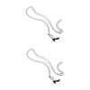 Lurrose 2-Piece Dog Ashes Urn Necklace Pet Memorial Pendant view 1