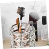 Silver Hollow Crystal Makeup Brush Holder view 4