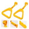 SOLUSTRE Bus Grab Rings, 2-Pack, ABS Ring Handles for Car Interior and Exterior view 2