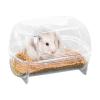 Uonguon Hamster Sand Bath Container | Transparent Bath House for Small Animals view 1