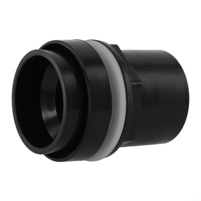 PVC Aquarium Threaded Tank Connector, 50 mm