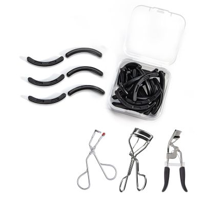 Shiseido & Revlon Compatible Silicone Eyelash Curler Pads, 24 pcs