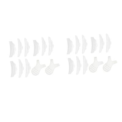 HAPINARY 2-Piece Silicone Eyelash Extension Set with Lash Patches and Brushes