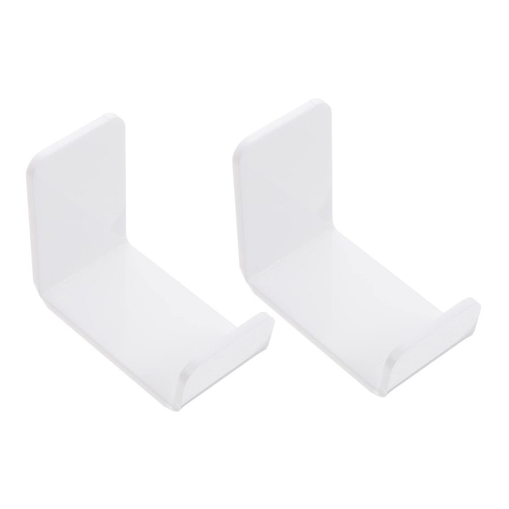 PRETYZOOM Acrylic Wall-Mounted Hair Band Holders, White, 2 Pieces
