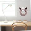 PRETYZOOM Acrylic Wall-Mounted Hair Band Holders, White, 2 Pieces view 3