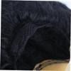 Beavorty Black Latex Bald Wig with Comfortable Wig Cap view 2